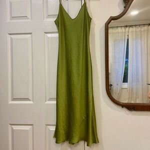 Aritzia Only Slip Midi Dress RARE Color